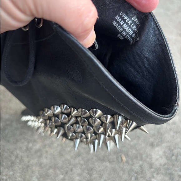 Jeffrey Campbell Black Spiked Ankle Boots - Picture 4 of 4